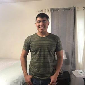 Green American eagle tee